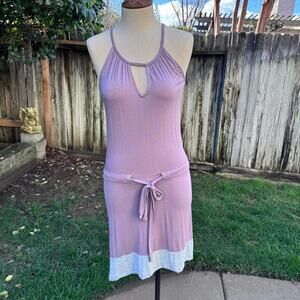 Creative Concepts Strappy Tank Lilac Purple & Grey Dress Women's Size XS